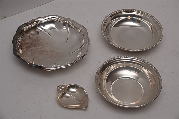 Four (4) Sterling Silver Bowls