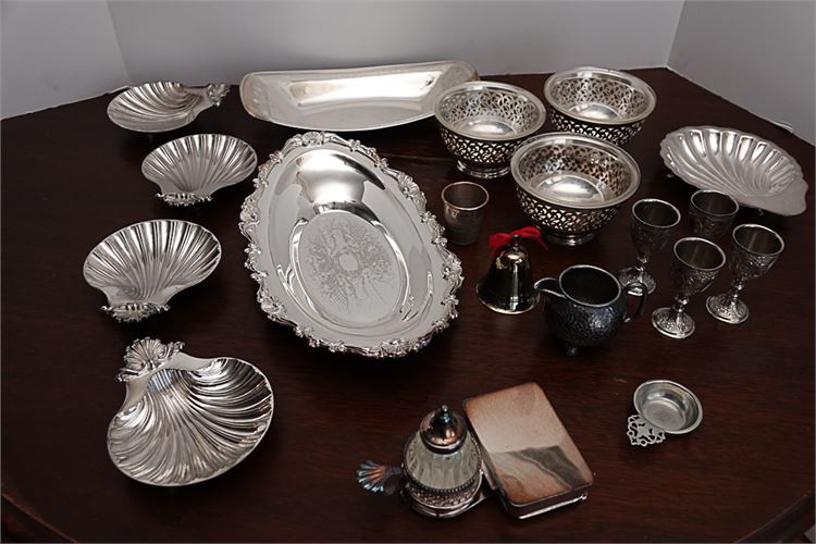 Group Lot Silverplate Items