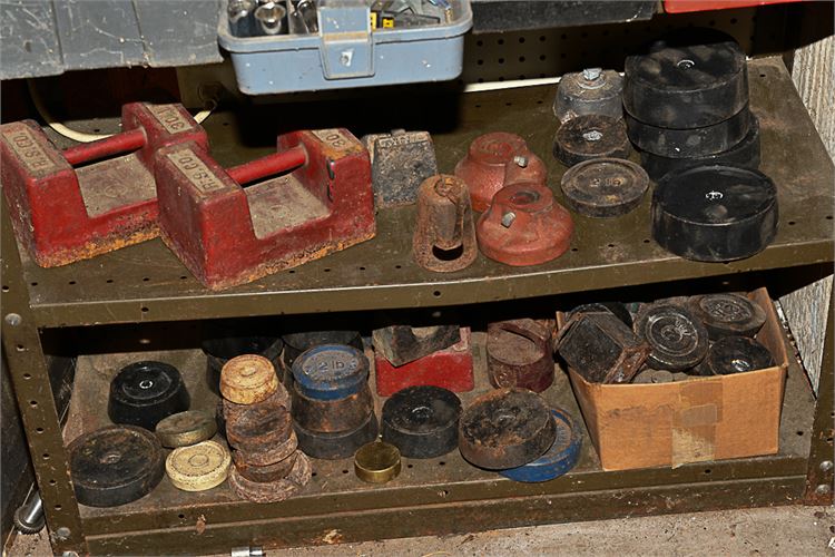 Group Lot of Cast-Iron Weights