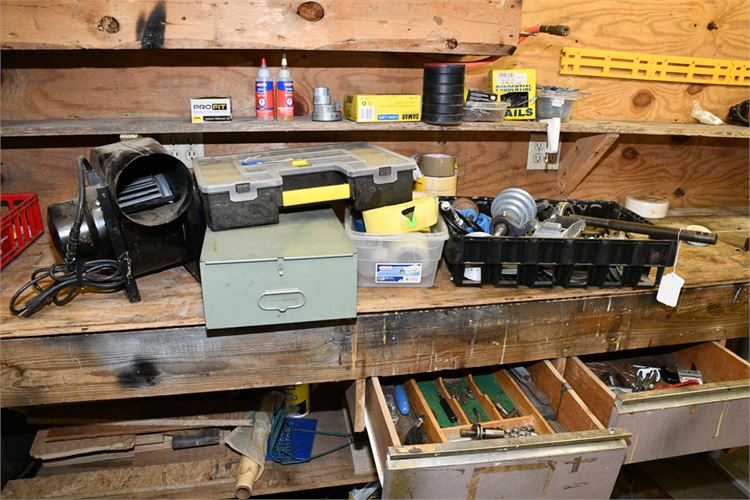 Group Lot of Workshop Parts & Supplies