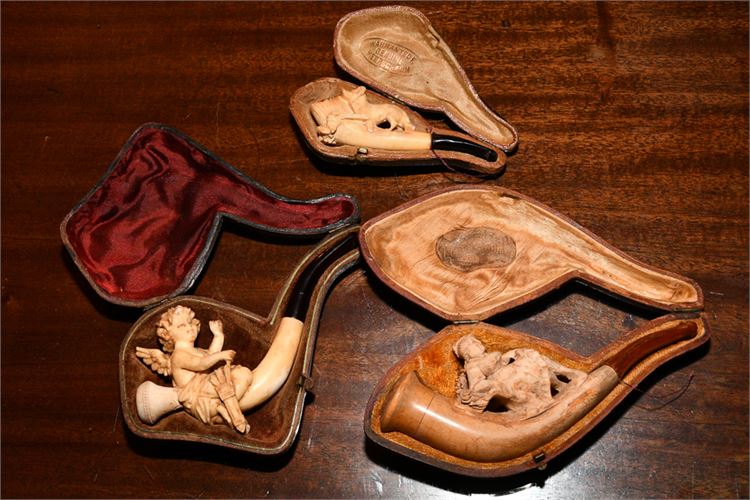 Three Meerschaum Pipes