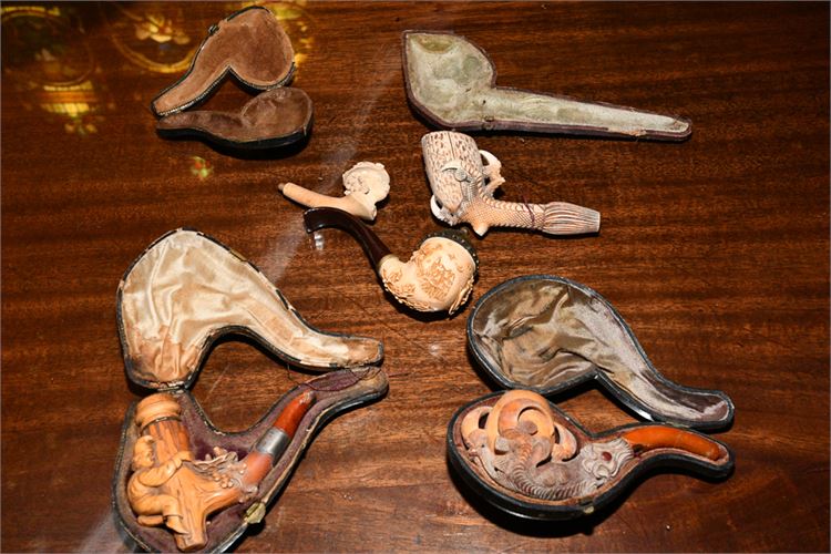 Five Meerschaum Pipes