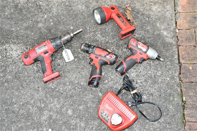 Group of Milwauke Power Hand Tools