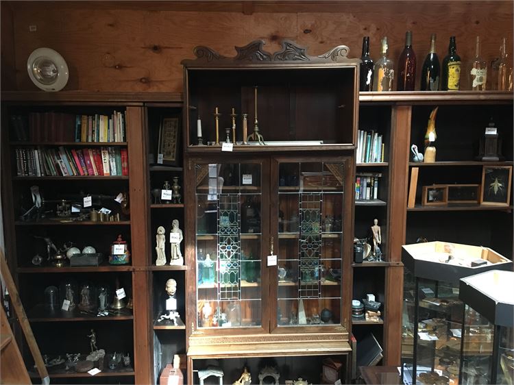 Antique Assembled Shelf Cabinet