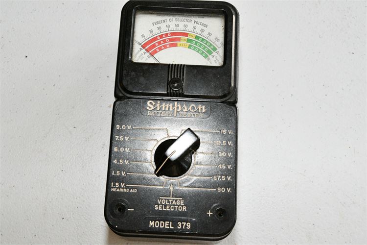 SIMPSON Battery Tester Model 379