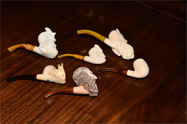 Six Meerschaum Pipes