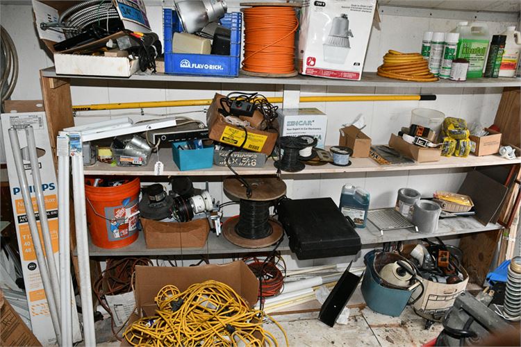 Large Group of  Electrical and Miscellaneous Items