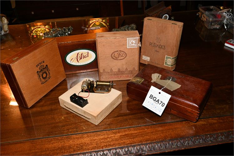 Cigar Boxes and unrelated contents