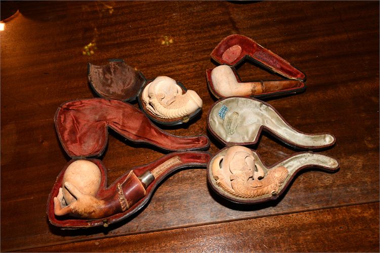 Four Meerschaum Pipes