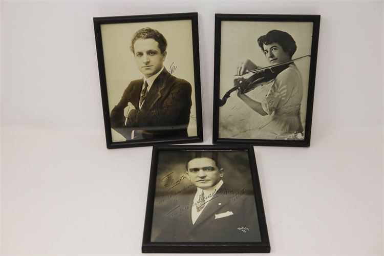 Set Of Three (3) Herman Mishkih Musician Photos