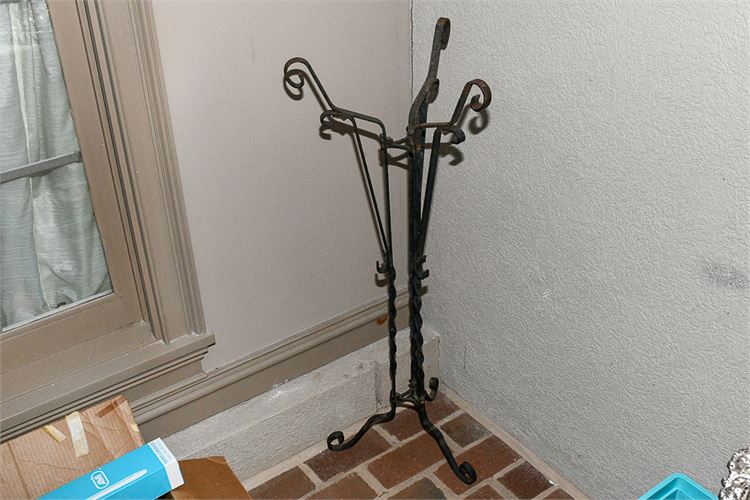 Victorian Wrought Iron Plant Stand