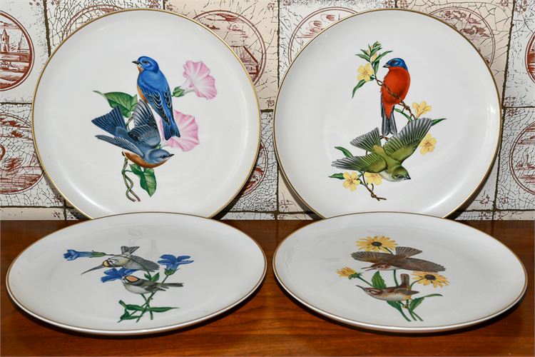 Set of Four (4) "American Songbird" Plates