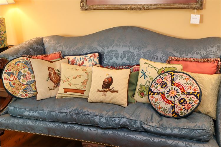 Group Lot of Eleven (11) Throw Pillows