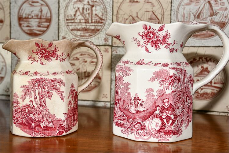 Two (2) Antique MASON's Ironstone Jugs