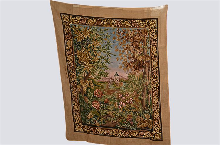 Large Decorative Needlepoint Panel