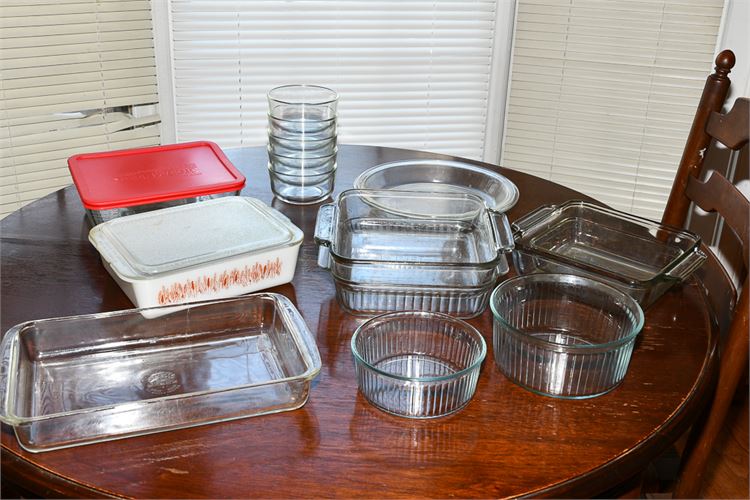 Group Lot PYREX Baking Pans