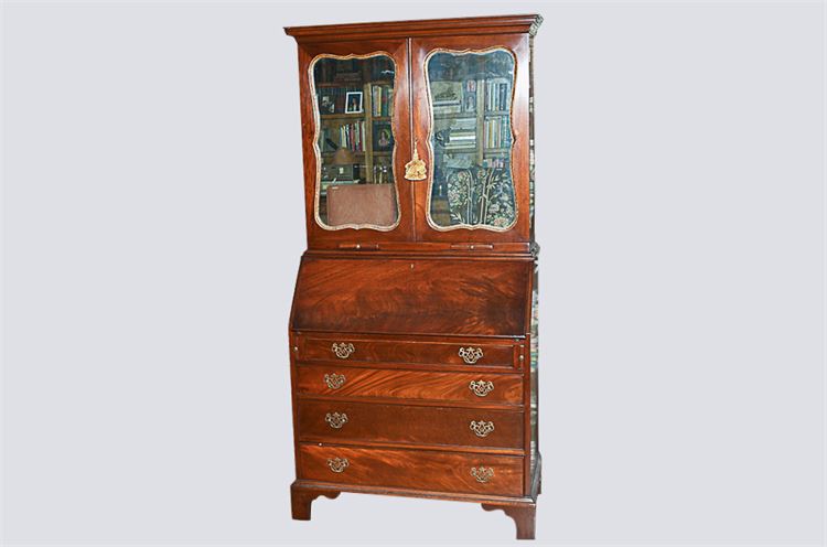 Georgian Style Secretary Bookcase