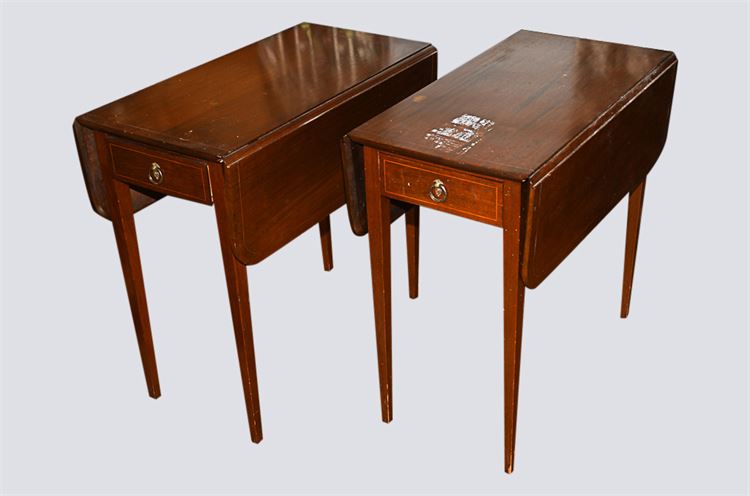 Pair Georgian Style Pembroke Tables