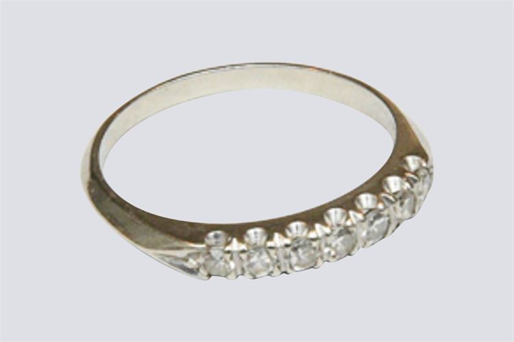 Ladies Diamond and White Gold Ring.