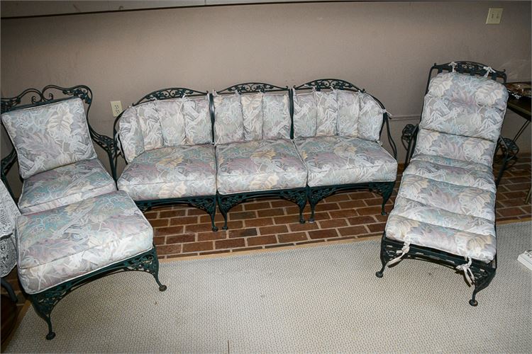 Set of Wrought Iron Patio Furniture