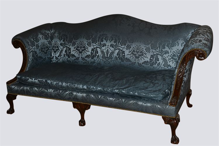 George II Style Camelback Sofa