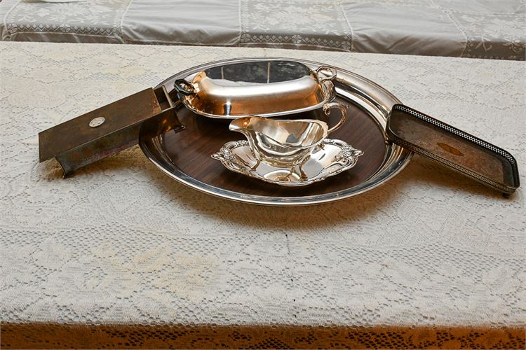 Assorted Silver Plate Items