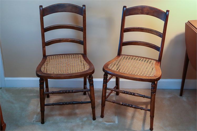 Pair of Victorian Country Side Chairs