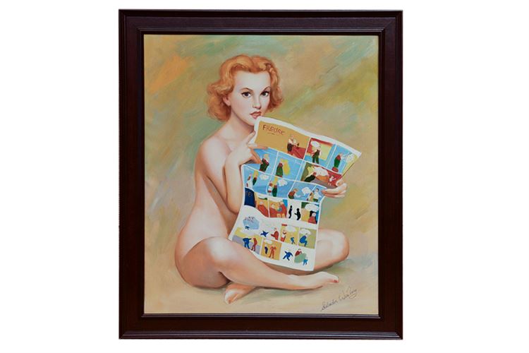 Sal Weinberg "Woman Reading Comics"