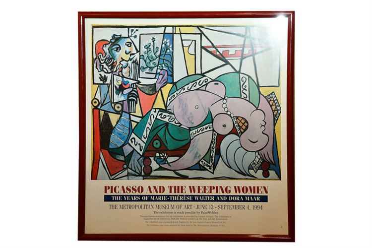 Print of Poster For Picasso Show at The Met 1994