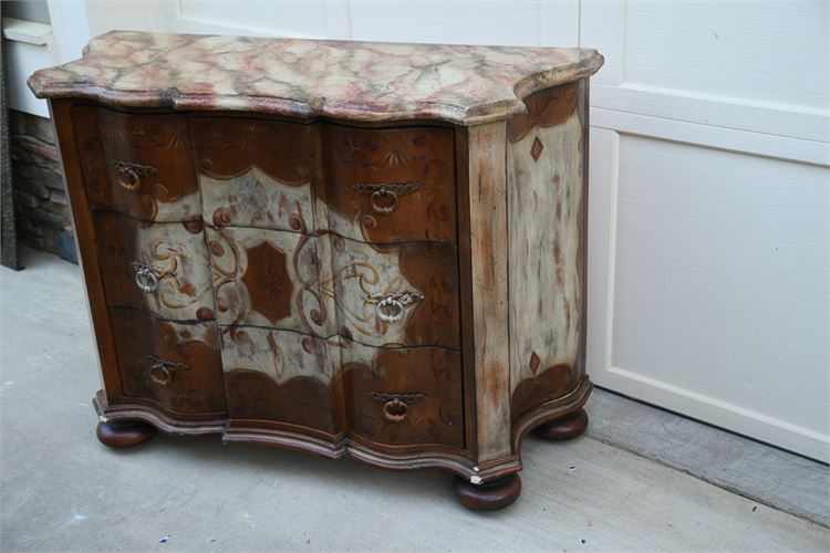 Italian Style Painted Commode by HABERSHAM