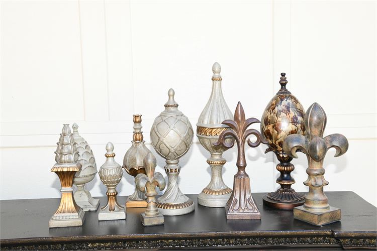 Lot of Decorative Table Top Finials