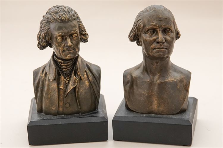 Busts of Thomas Jefferson & George Washington