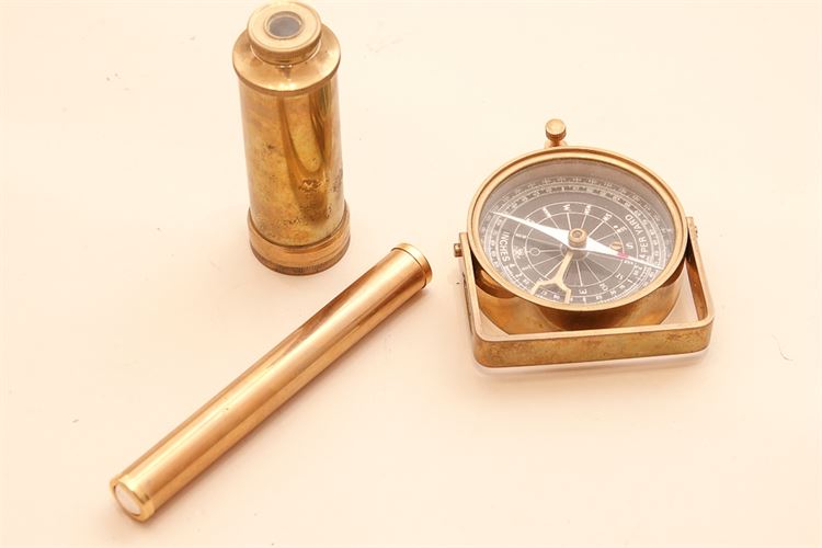 Three (3) Miscellaneous Brass Items