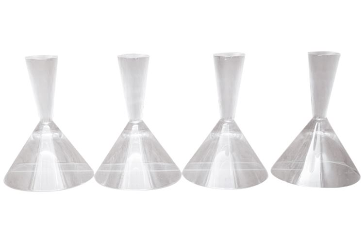 Set of Four  (4) Glass