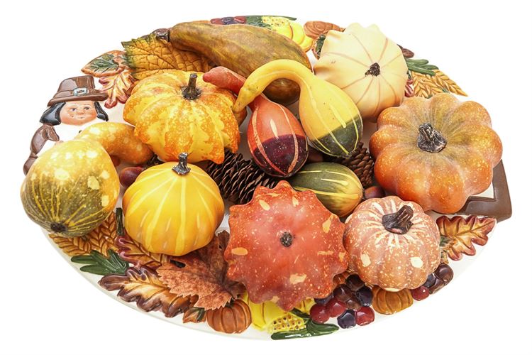 Thanksgiving Ceramic Centerpiece