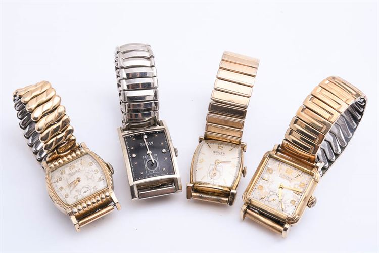 Group Lot of Gold GRUEN Watches ~14K CURVEX~