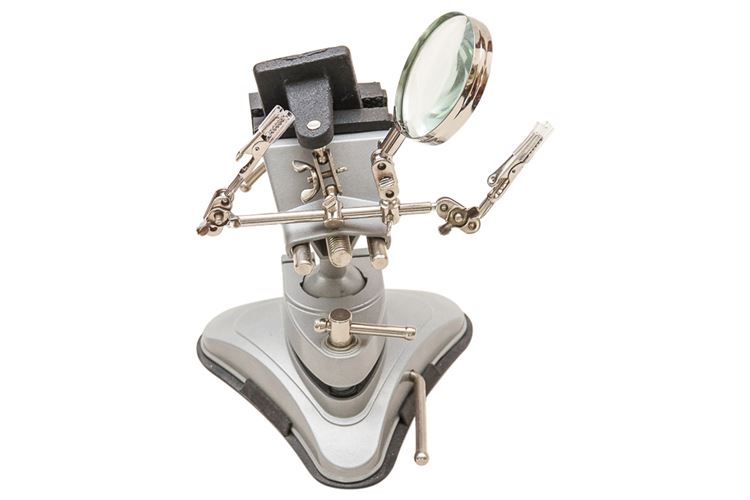 Jewelers Tabletop Clamp and Magnifying Glass