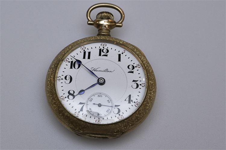 Vintage Hamilton Gold Filled Pocket Watch