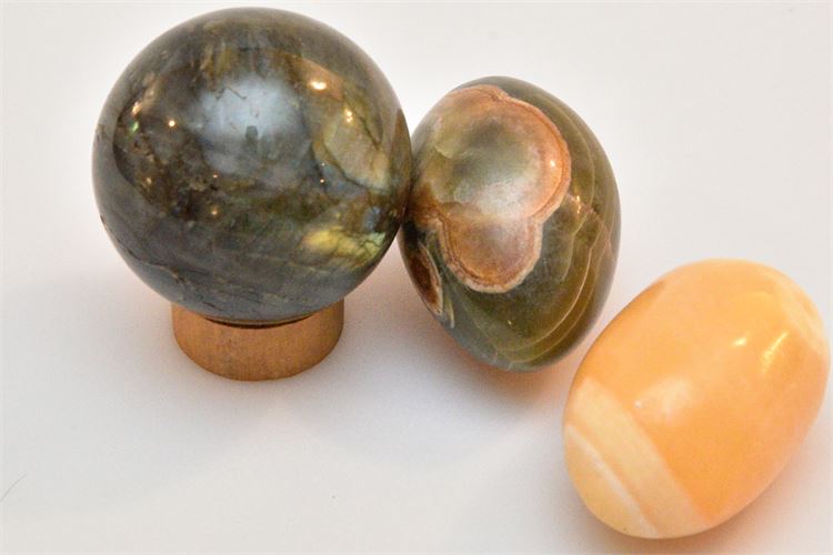 Collection Polished Marble Eggs