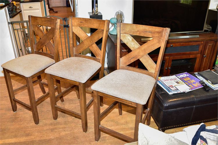 Set of (Three) Mahogany Side Chairs