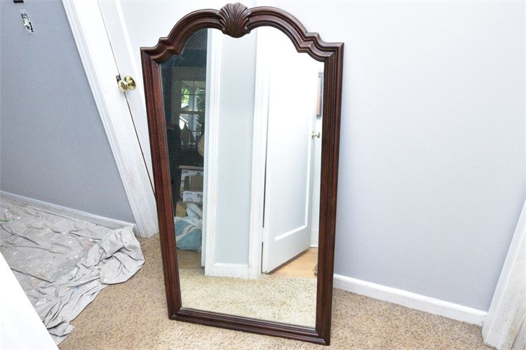 Large Mahogany Wall Mirror