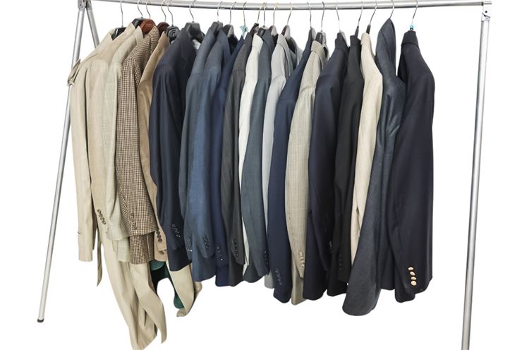 Lot of (Twenty) 20 Men's Clothing Suit's, Jacket's, etc.