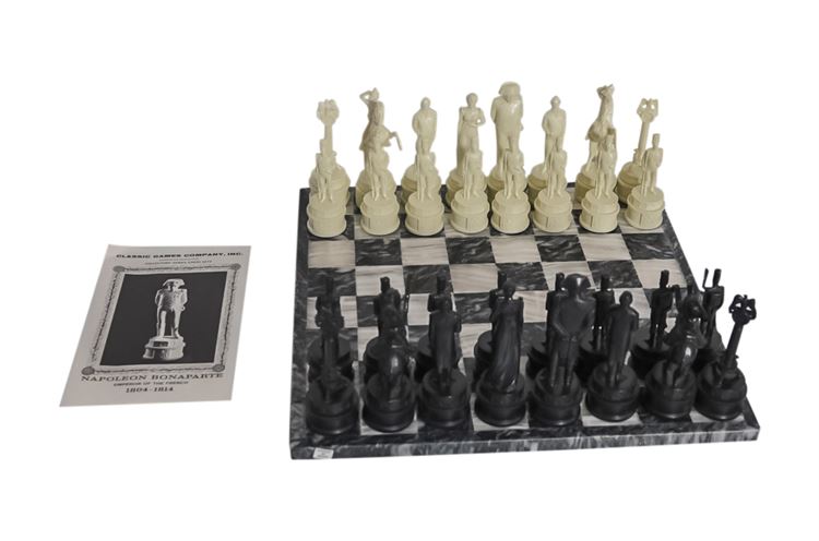 Classic Games Co. NAPOLEON Army Chess Set