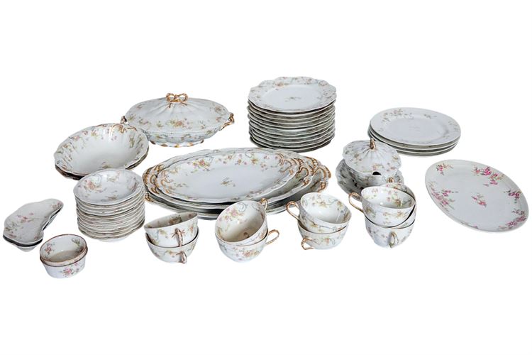 50 Piece Lot HAVILAND LIMOGE Porcelain China Set