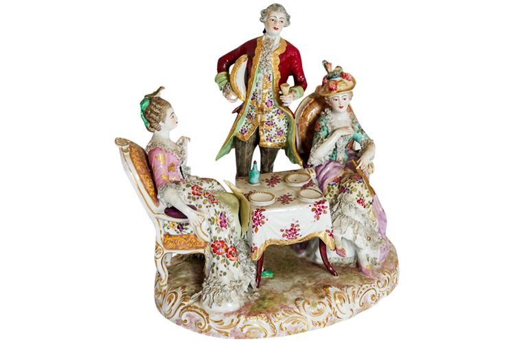 Antique Meissen Porcelain Figural Group