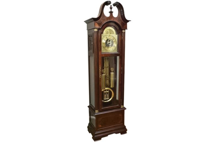 Howard Miller Mahogany Grandfather Clock