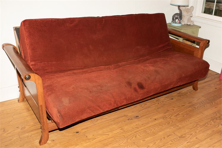 Wooden Sofa Frame with Futon