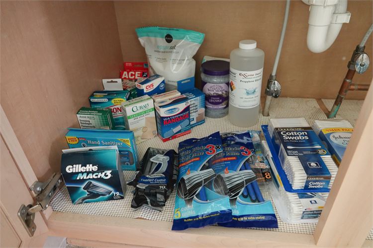 Lot of Personal Care Products including Shaving Supplies