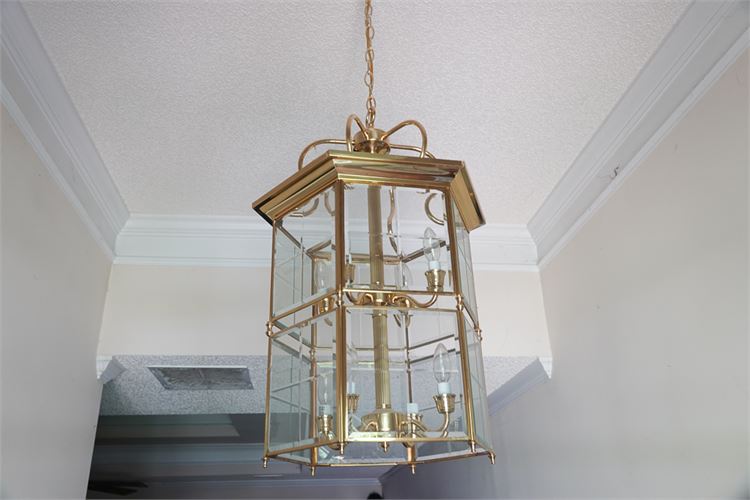 Hexagonal Brass Lantern