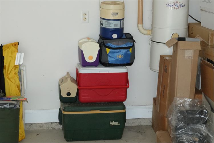 Group Lot of Coolers